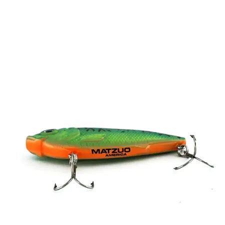 Matzuo Lipless Leurre Vibrant, Green Tiger, 14g, Phospho, #9020