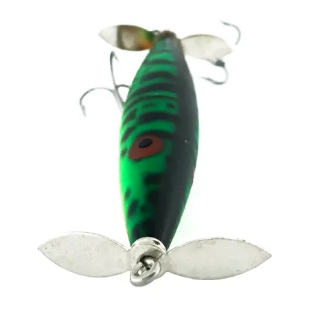 Heddon Dying Flutter Leurre Surface, Fire Tiger, 11g, Hélices, #9022