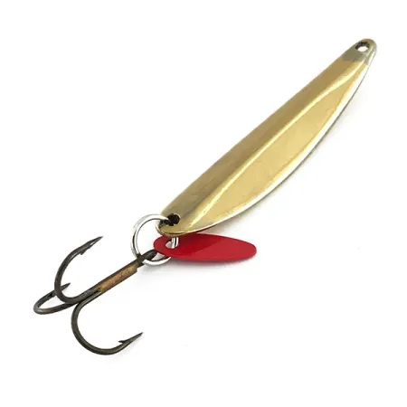 Bay de Noc Swedish Pimple Jig Vertical, Or, 14g, Bande Holo, #9053