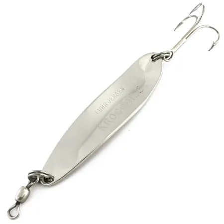 Luhr Jensen Krocodile Die #4 Cuillère, Nickel / Rose, 14g, Lancer, #9056