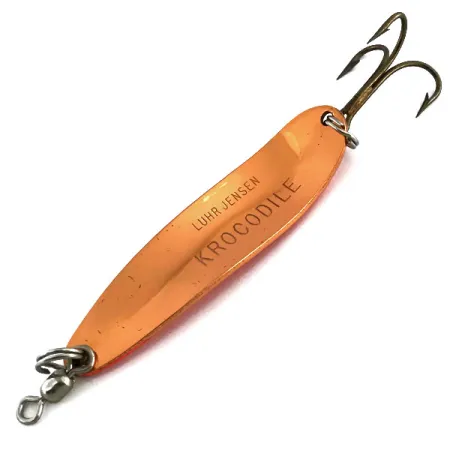 Luhr Jensen Krocodile Die #4 UV Cuillère, Cuivre/Orange, 14g, UV, #9057