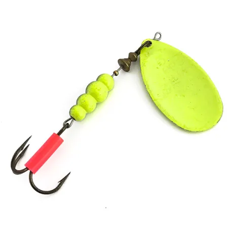 Mepps Aglia 5 Fluo UV Cuiller, Chartreuse, 14g, UV-réactif, #9060