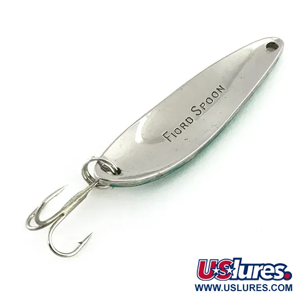 Acme Fiord Spoon Cuillère, Nickel / Vert, 7g, Vintage, #9066