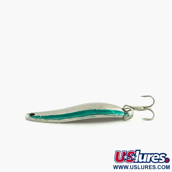 Acme Fiord Spoon Cuillère, Nickel / Vert, 7g, Vintage, #9066