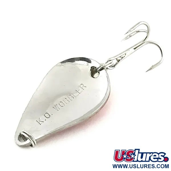 Acme K.O. Wobbler Cuillère, Nickel / Rouge, 7g, Sonic Flipper Tail, #9079