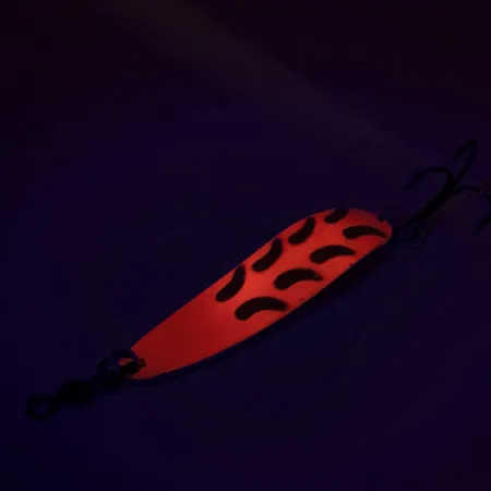 Luhr Jensen Krocodile Die #4 UV Cuillère, Rose/Jaune/Laiton, 14g, #9080