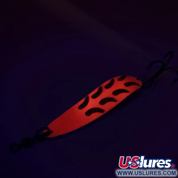 Luhr Jensen Krocodile Die #4 UV Cuillère, Rose/Jaune/Laiton, 14g, #9080