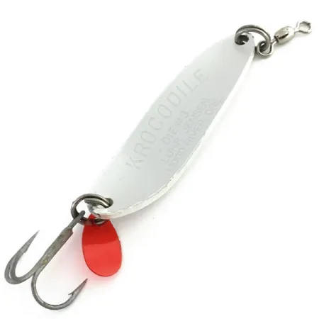 Luhr Jensen Krocodile Die #3 Cuiller, Blanc Perle, 14g, #9082