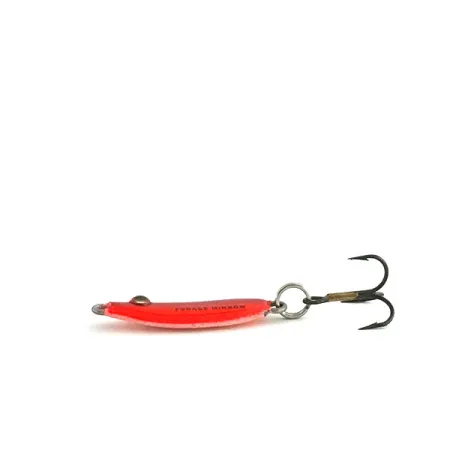Northland Forage Minnow Jigging Spoon, Rouge / Rose, 3g, Glow, #9083