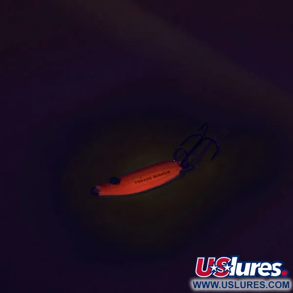Northland Forage Minnow Jigging Spoon, Rouge / Rose, 3g, Glow, #9083