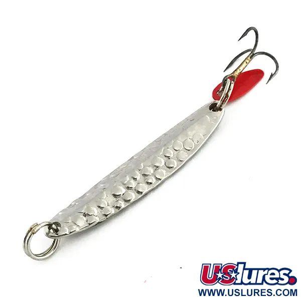 Bay de Noc Swedish Pimple Cuillère, Nickel Martelé, 6g, #9084