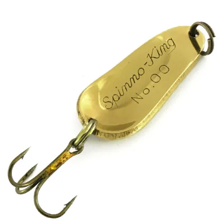 Pecos River Spinno-King 00 Cuillère, Or, 7g, Vintage, #9086