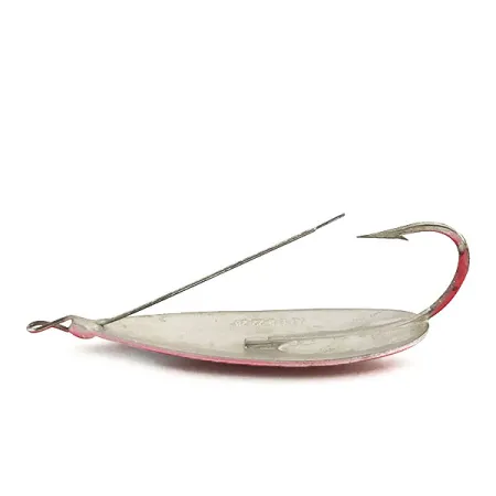 Johnson Weedless Silver Minnow Ondulante, Rouge/Blanc/Argent, 12g, #9089