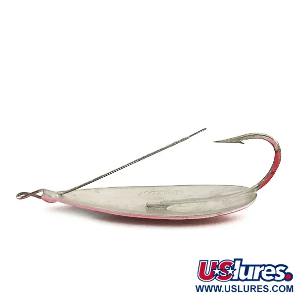 Johnson Weedless Silver Minnow Ondulante, Rouge/Blanc/Argent, 12g, #9089