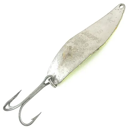 Mepps Syclops 3 Cuillère, Chartreuse/Argent, 26g, luminescente, #9090