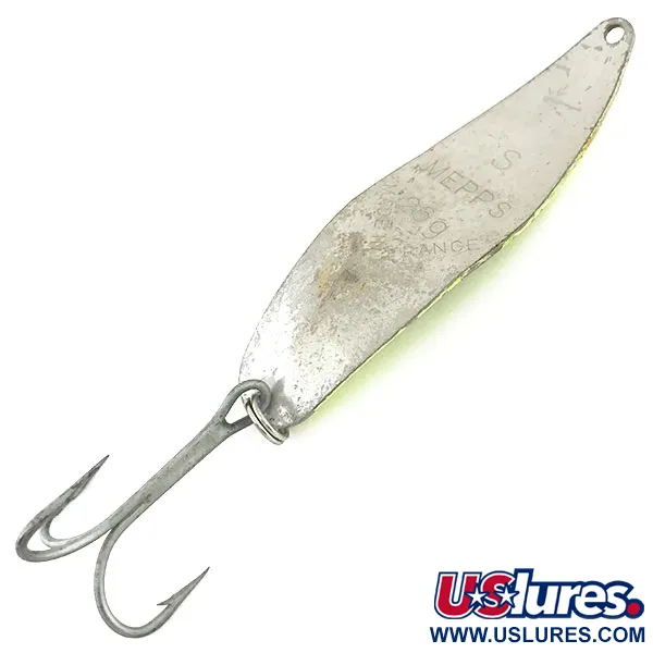 Mepps Syclops 3 Cuillère, Chartreuse/Argent, 26g, luminescente, #9090