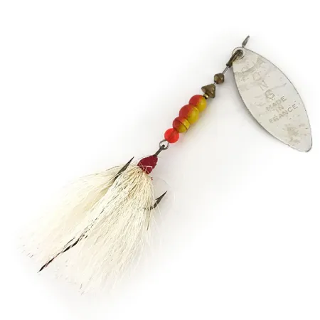 Mepps Aglia Long 3 Dressed Cuiller, Argent, 12g, Bucktail, #9128