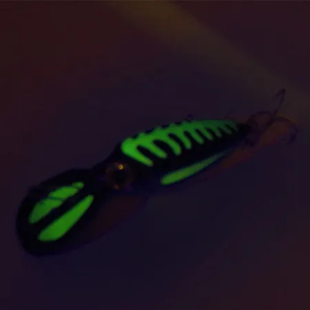 The Producers Willy's Worm UV Leurre, Noir/Vert, 8g, UV, #9129