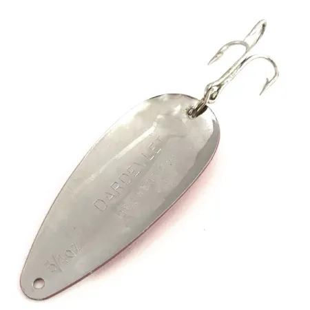 Dardevle Dardevlet Cuillère, Rouge/Blanc/Nickel, 21g, Martelé, #9140