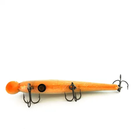 Bill Norman Rip N Ric Jerk Jerkbait, Blanc/Orange/Vert, 19g, #9161