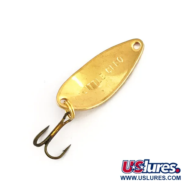 Acme Little Cleo Cuillère, Rouge / Or, 3.5g, Profil à Bosse, #9179