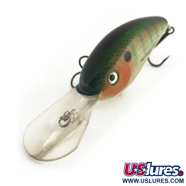 Excalibur Bomber Bill Dance Fat Free Crankbait, Vert, 14g, Suspending, #9183