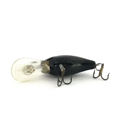 Rebel Deep Teeny R Crankbait Profond, Noir, 7g, Bavette Longue, #9185