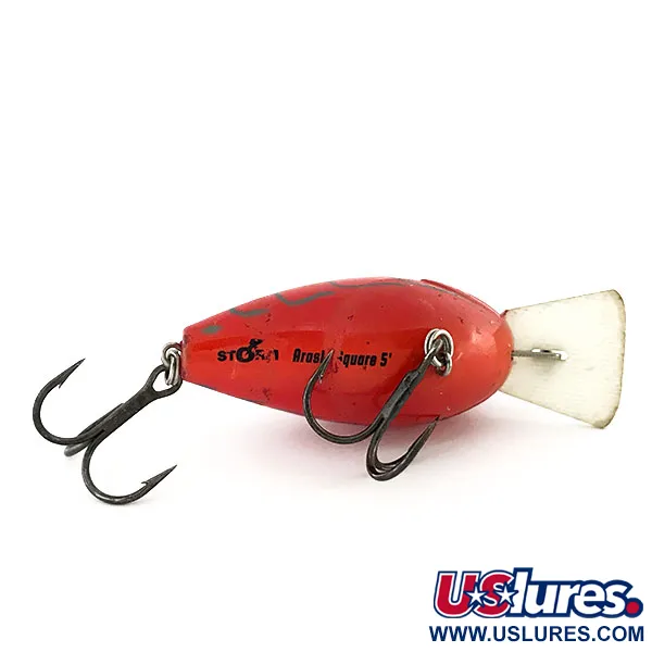 Storm Arashi Silent Square 5 Crankbait, Red Craw, 18g, Silencieux, #9191