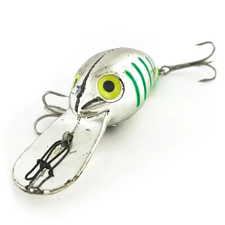 Leurre Yakima Bait Fatfish, Argent Miroir/Vert, 25g, Plongeant 5m, #9193