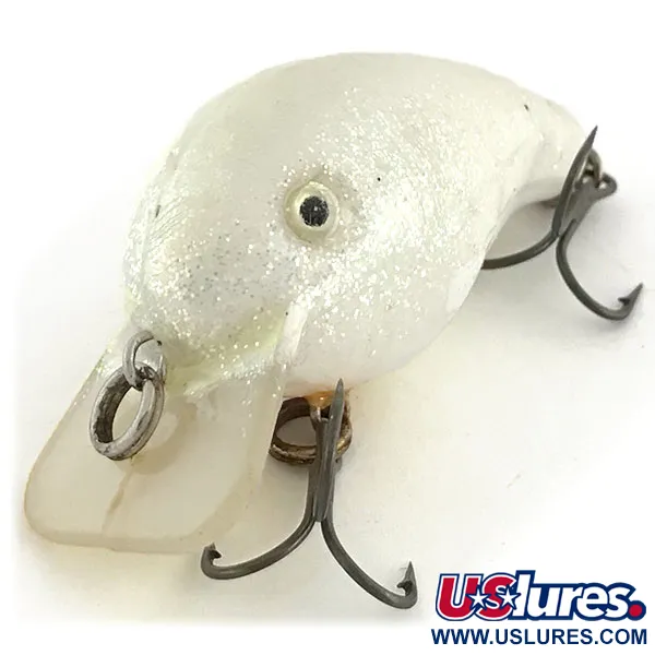 Strike King KVD 1.5 Hard Knock Squarebill, Pearl, 9,5g, Rattle, #9195