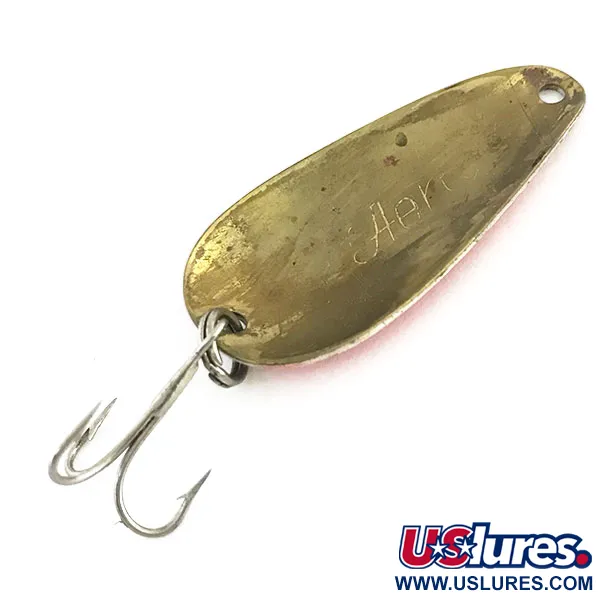 Cuillère Aeroplane Spinner Aero, Rouge / Blanc, 8g, Laiton, #9206