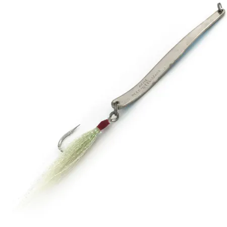 Acme Need-L-EEL Cuillère, Nickel / Bleu, 21g, Hameçon habillé, #9228