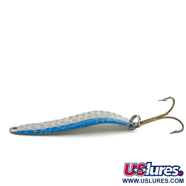 Gator Ottogator Cuiller Ondulante, Nickel / Bleu, 12g, Martelée, #9267