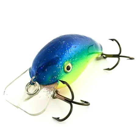Strike King KVD 1.5 Hard Knock Crankbait, Chart/Bleu Pailleté, 10g, #9280