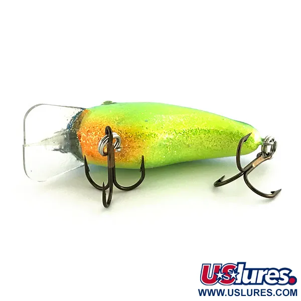 Strike King KVD 1.5 Hard Knock Crankbait, Chart/Bleu Pailleté, 10g, #9280