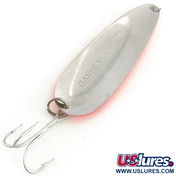 Eppinger Dardevle UV Cuillère, Rouge-Orange/Noir/Nickel, 28g, #9289