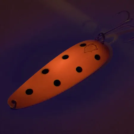 Eppinger Dardevle UV Cuillère, Rouge-Orange/Noir/Nickel, 28g, #9289