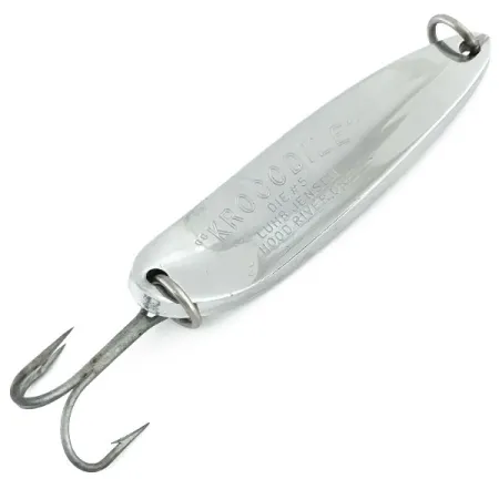 Luhr Jensen Krocodile Die #5 Cuillère, Nickel, 64g, Lancé, #9291