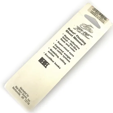 Rebel Floating Ghost Minnow Poisson Nageur, Truite, 7g, Bruitant, #9301