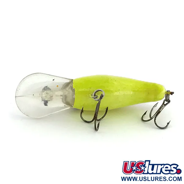 Strike King Pro Model 3XD Crankbait, Brun-Jaune, 7g, Bruiteur, #9313