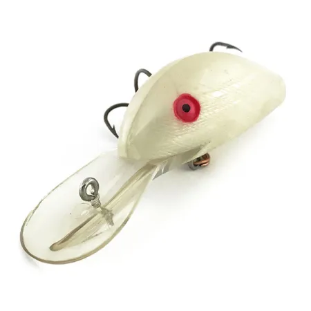 Norman Deep Runner Crankbait, White Pearl, 17g, Bavette Profonde, #9333