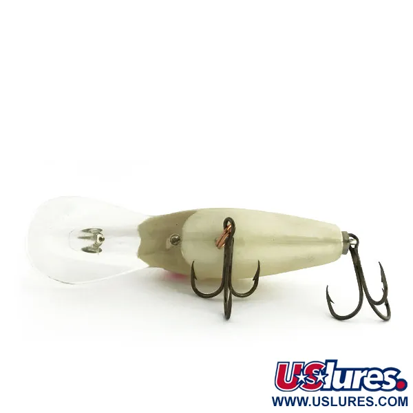 Norman Deep Runner Crankbait, White Pearl, 17g, Bavette Profonde, #9333