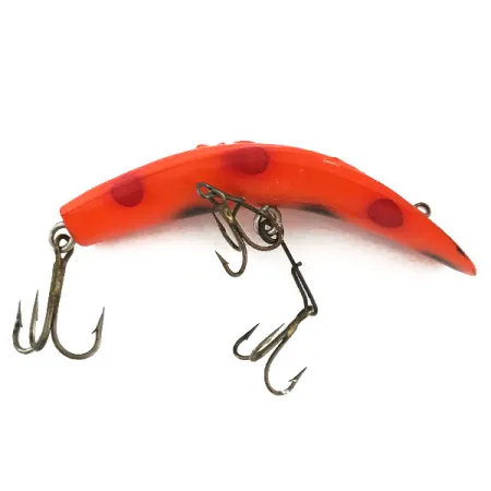Yakima Bait FlatFish X5 Poisson nageur, Rouge/Noir, 7g, Banane, #9339