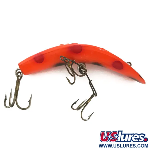 Yakima Bait FlatFish X5 Poisson nageur, Rouge/Noir, 7g, Banane, #9339