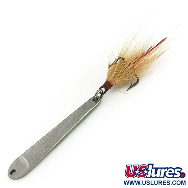 Hopkins No=Eql 2 Cuillère, Hammered Nickel, 14g, Hameçon Bucktail, #9341