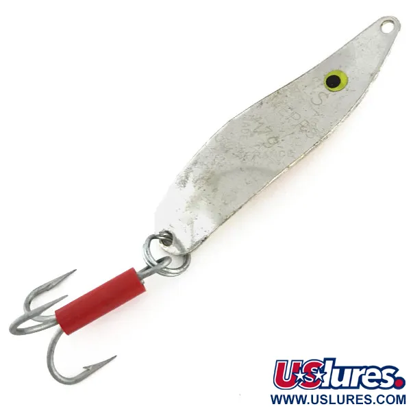 Mepps Syclops 2 Cuillère, Argent/Rose, 17g, Motif Écailles, #9348