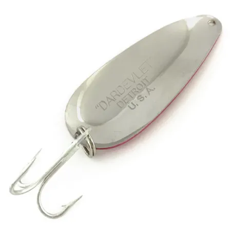 Dardevle Dardevlet Cuillère, Rouge / Blanc / Nickel, 21g, #9356