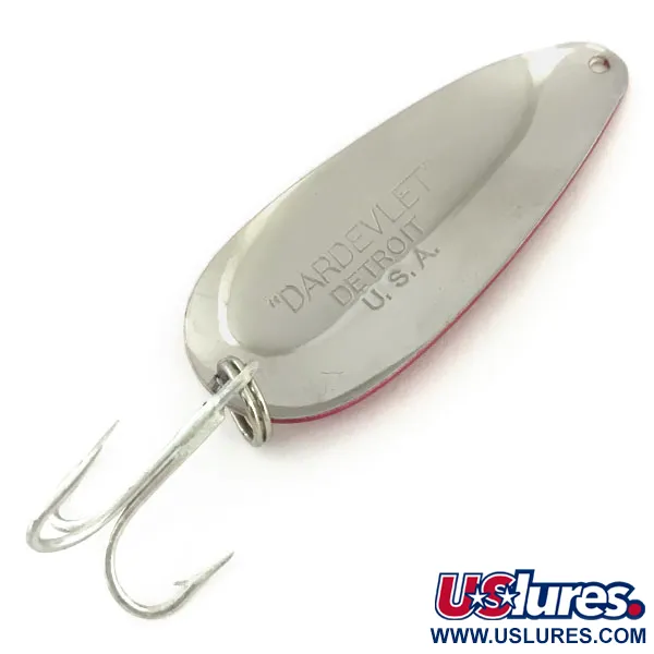 Dardevle Dardevlet Cuillère, Rouge / Blanc / Nickel, 21g, #9356