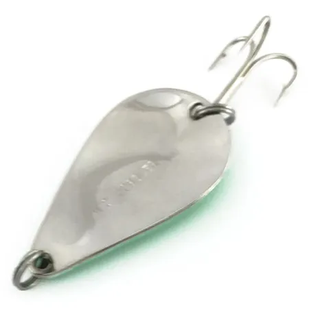 Acme K.O. Wobbler Glow Cuillère, Blanc/Vert, 21g, Sonic Tail, #9370