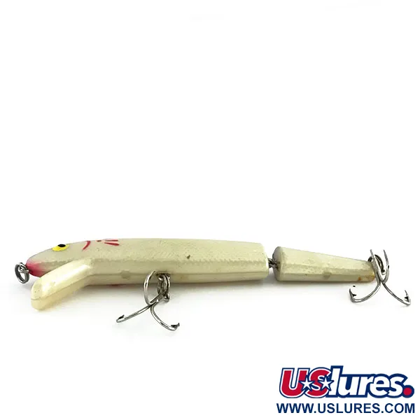 Cotton Cordell Red Fin Jointed Leurre, White Pearl, 10.5g, #9382